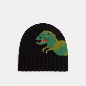 COACH REXY KNIT WOOL BEANIE NWT